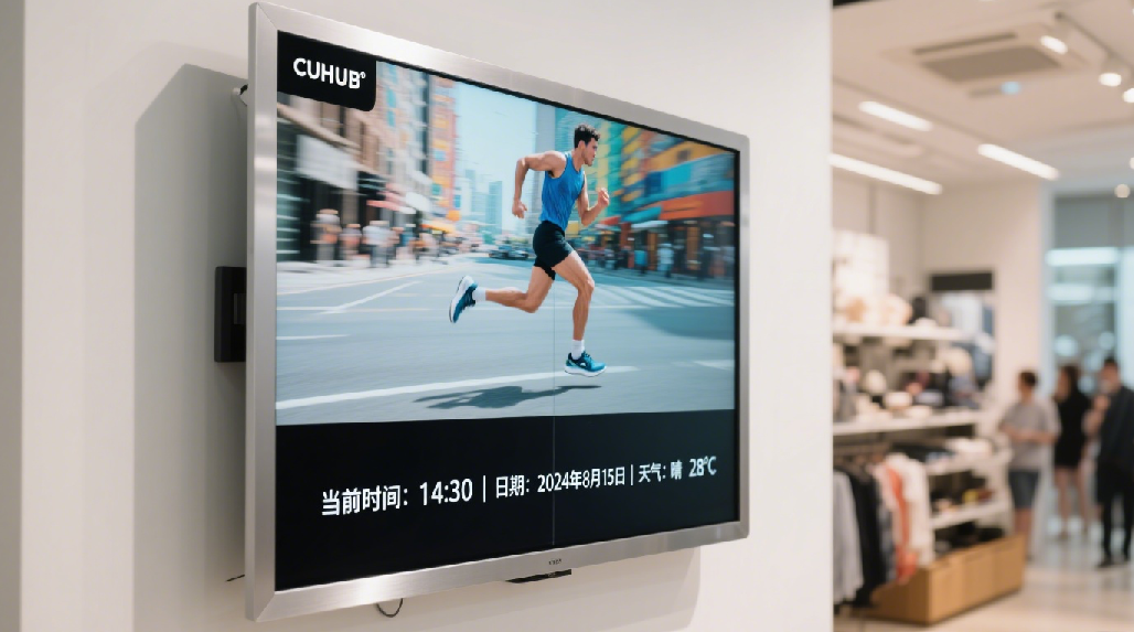 Zvyšte viditelnost s inteligentními reklamními displeji Cuhub