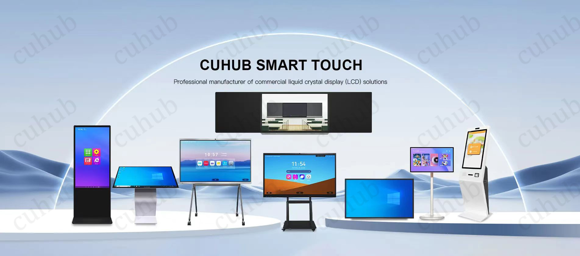 Cuhub více tvarů LCD displeje, všechny certifikace CE
